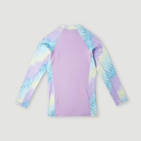 O'Neill Printed Longsleeve-Schwimmshirt | Blue Tie Dye