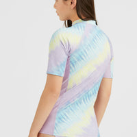 O'Neill Printed Shortsleeve-Schwimmshirt | Blue Tie Dye