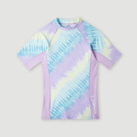 O'Neill Printed Shortsleeve-Schwimmshirt | Blue Tie Dye