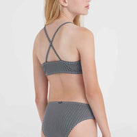 Essentials Bikini-Set | Black Simple Stripe