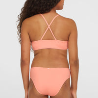 Essentials Bralette-Bikini-Set | Coral Pink