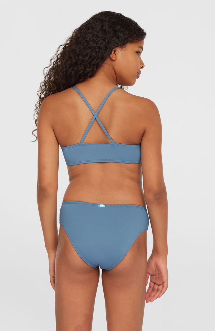 Essentials Bralette-Bikini-Set | Copen Blue
