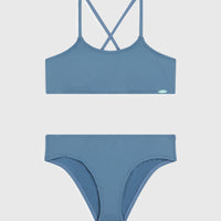 Essentials Bralette-Bikini-Set | Copen Blue