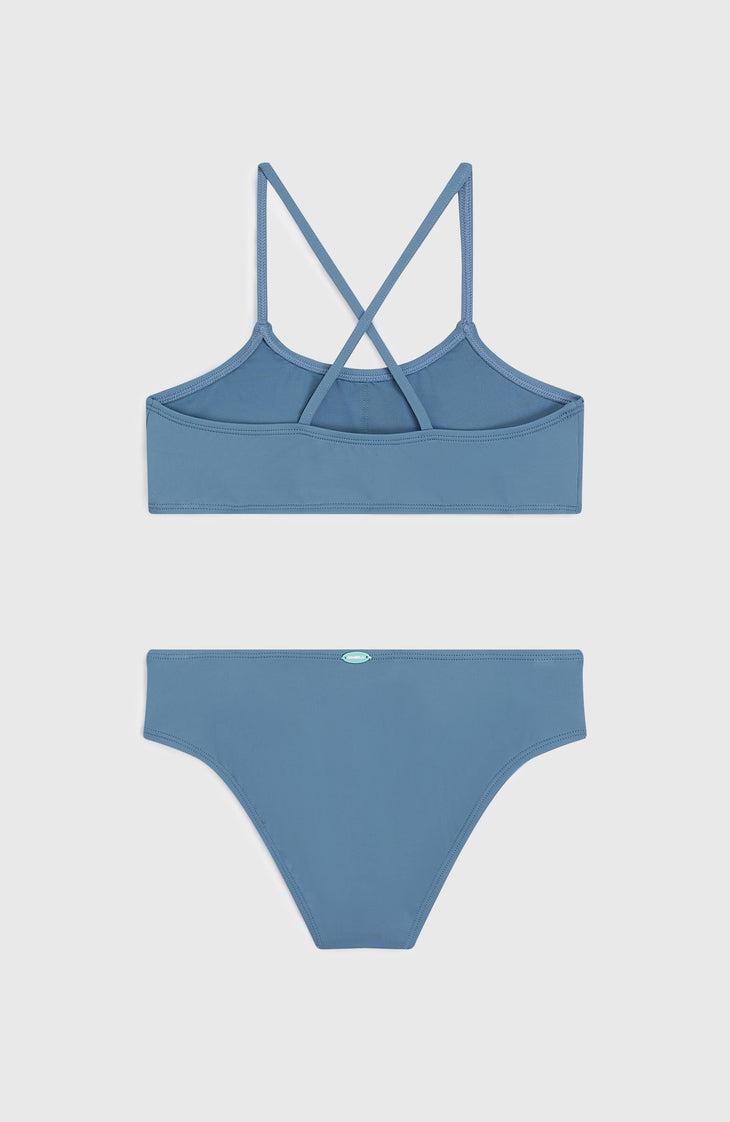 Essentials Bralette-Bikini-Set | Copen Blue