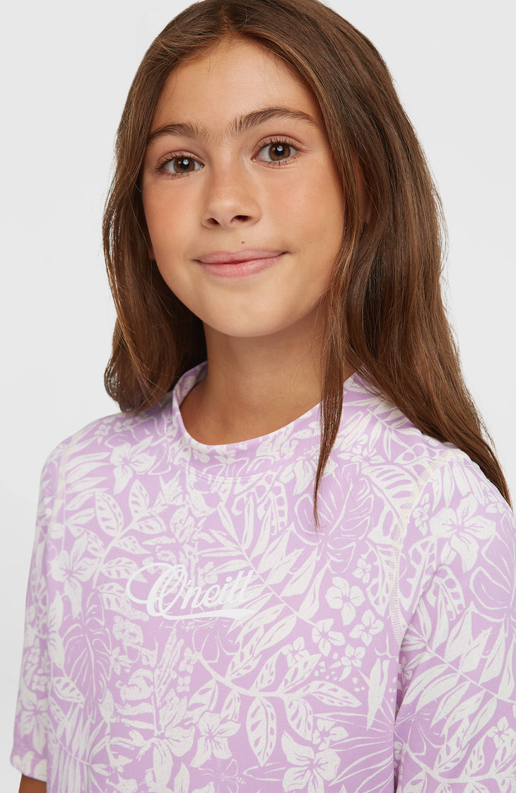 O'Neill Graphic Shortsleeve-UV-Shirt | Purple Island Sky