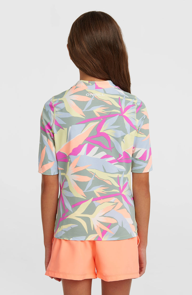 O'Neill Graphic Shortsleeve-UV-Shirt | Green Wmns Tropicana