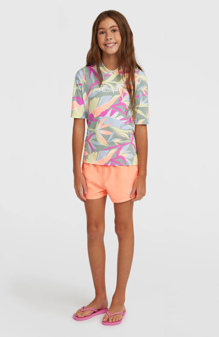 O'Neill Graphic Shortsleeve-UV-Shirt | Green Wmns Tropicana
