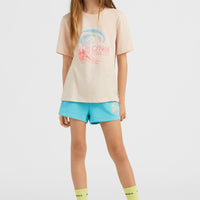 Circle Surfer T-Shirt | Peach Whip