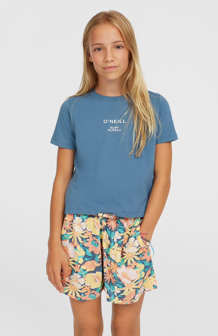 Short Graphic T-Shirt | Copen Blue