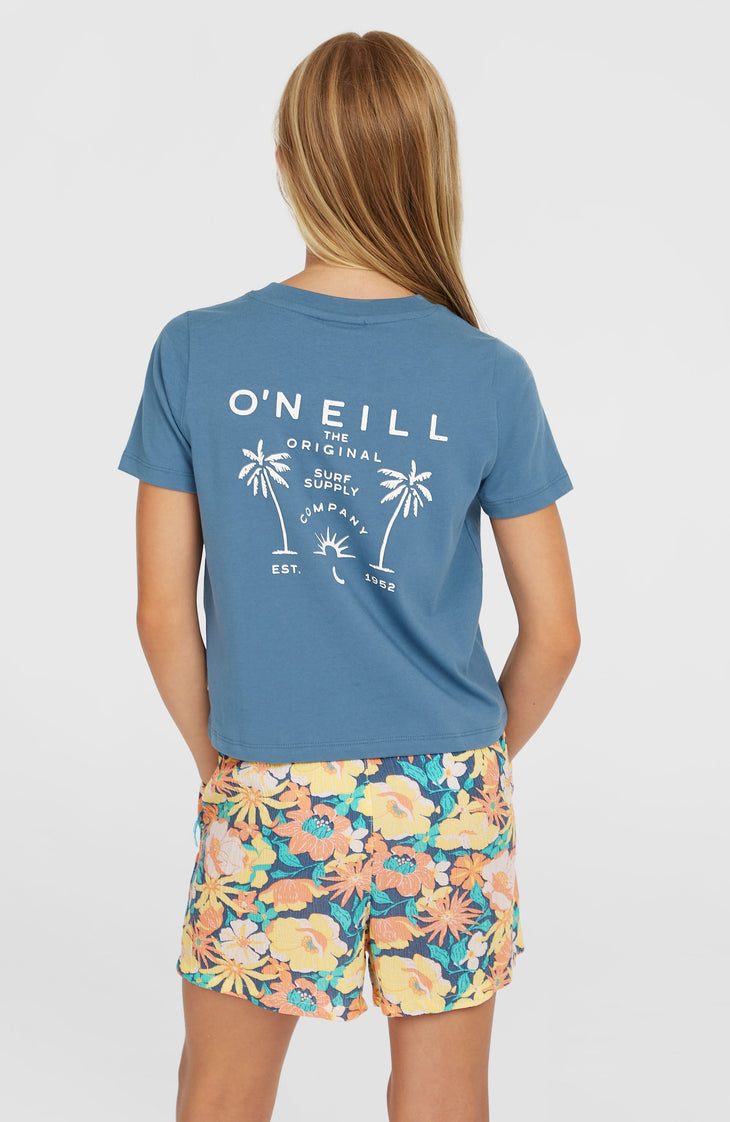 Short Graphic T-Shirt | Copen Blue