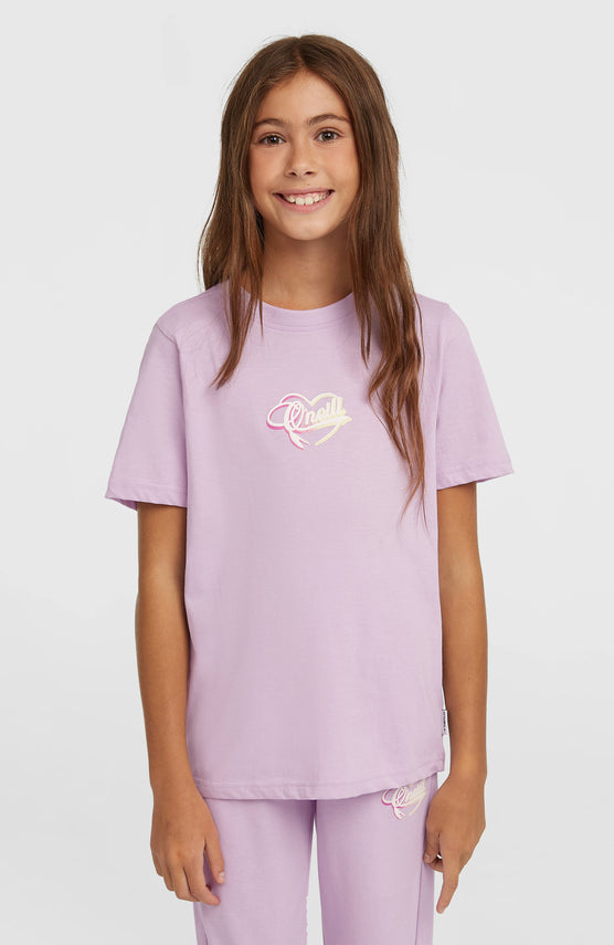 Script T-Shirt | Pale Lavender