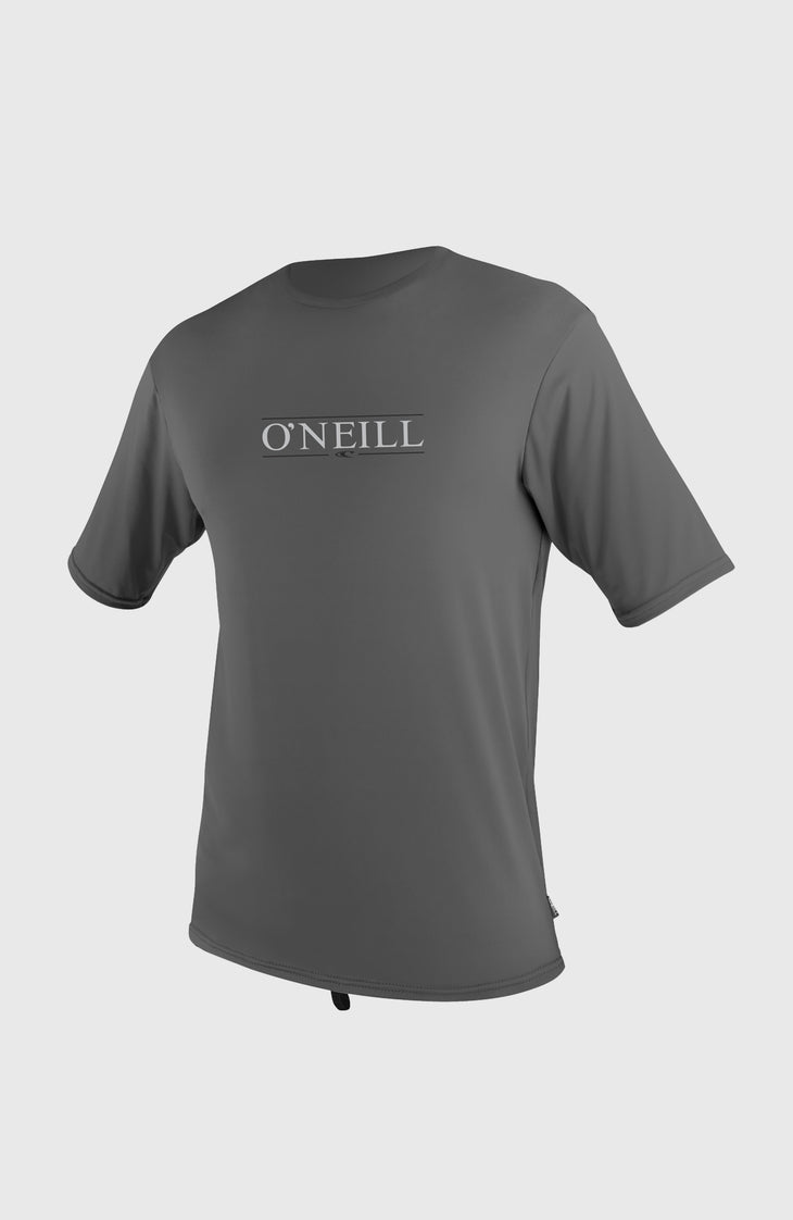 Skins Short Sleeve Rash Tee | Black/Charcoal