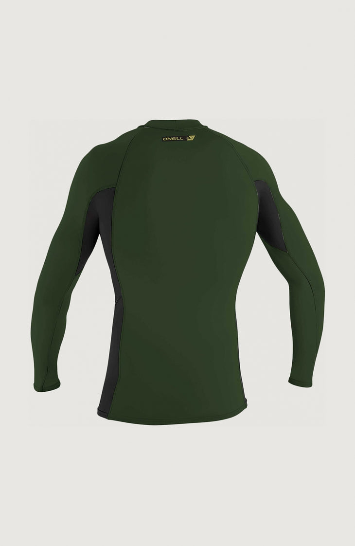 Premium Skins Long Sleeve Rash Guard | Dark Green