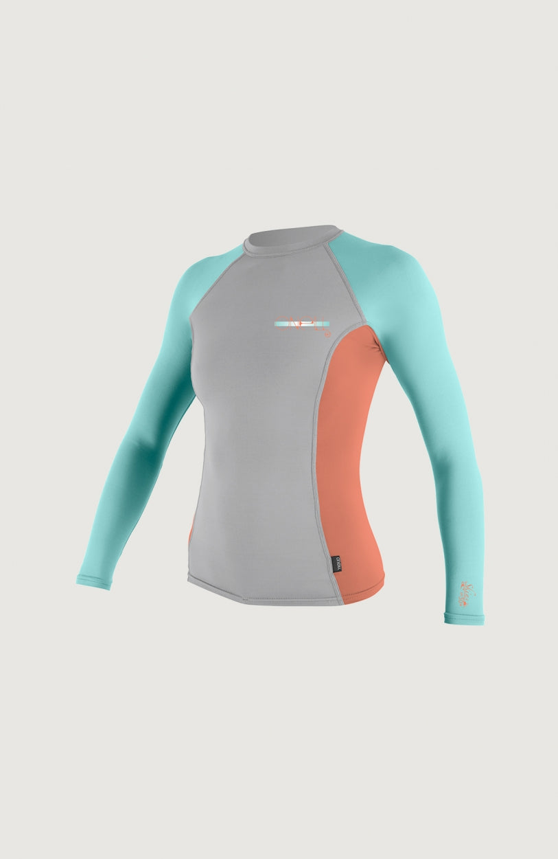 Skins Long Sleeve Crew | Silver