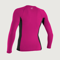 Skins Long Sleeve Crew | Dark Pink