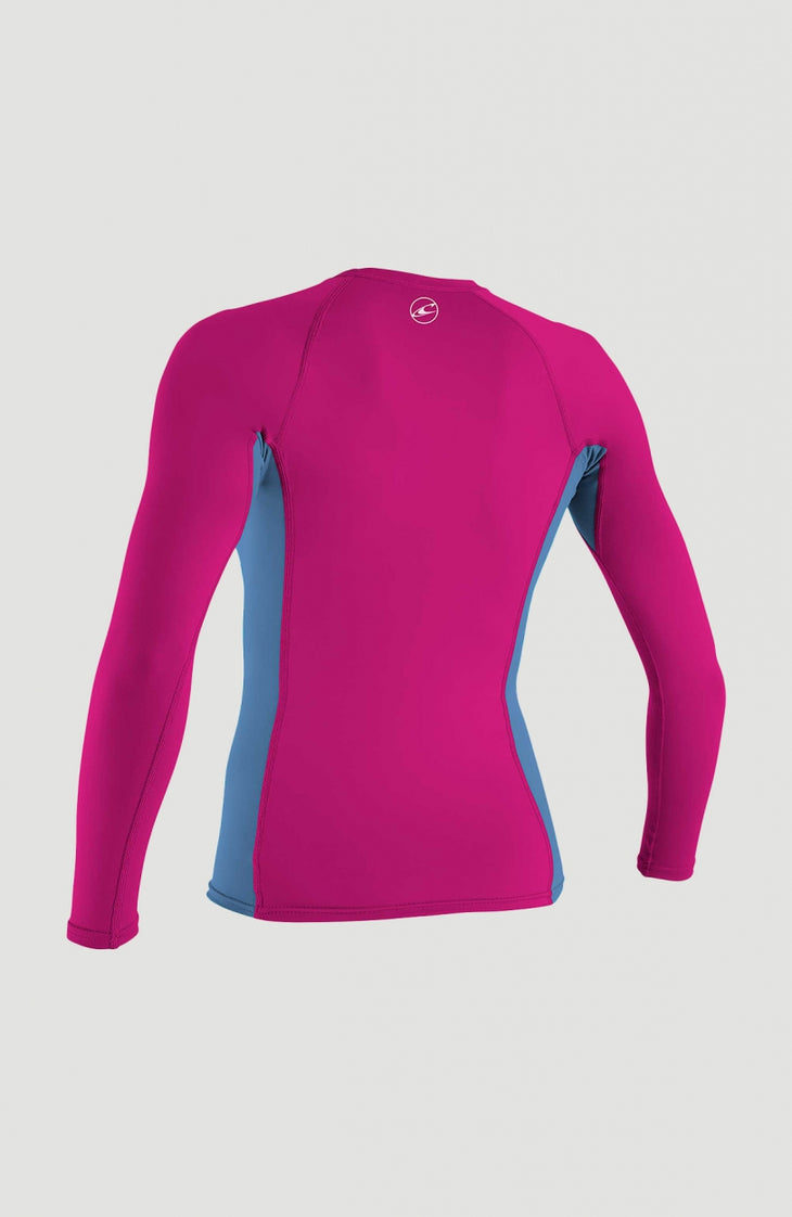 Skins Long Sleeve Crew | Dark Pink