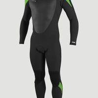 Epic 3/2 Back Zip Full | BLACK/GUNMETAL/DAYGLO
