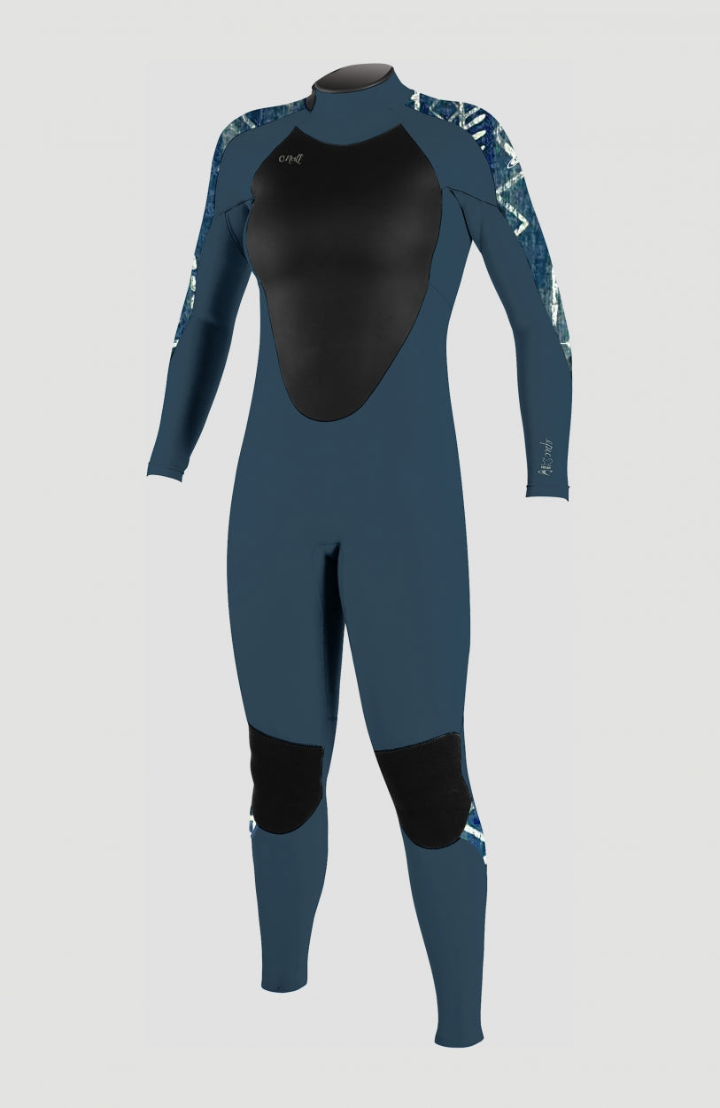Epic 4/3mm Back Zip Full Wetsuit | Shade/Shade/Bungalow Strip