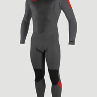 Epic 4/3mm Back Zip Full Wetsuit | GRAPHITE/SMOKE/RED/RED