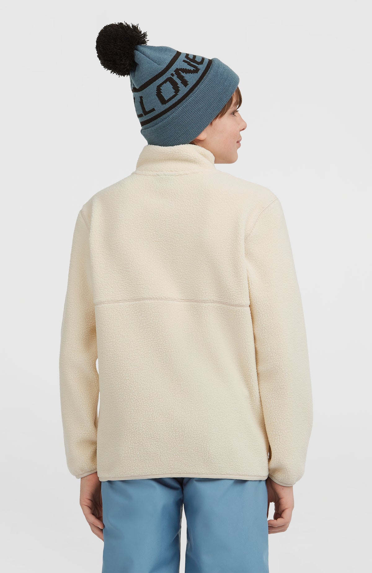 Flauschige Fleecejacke mit Reißverschluss | Macaron