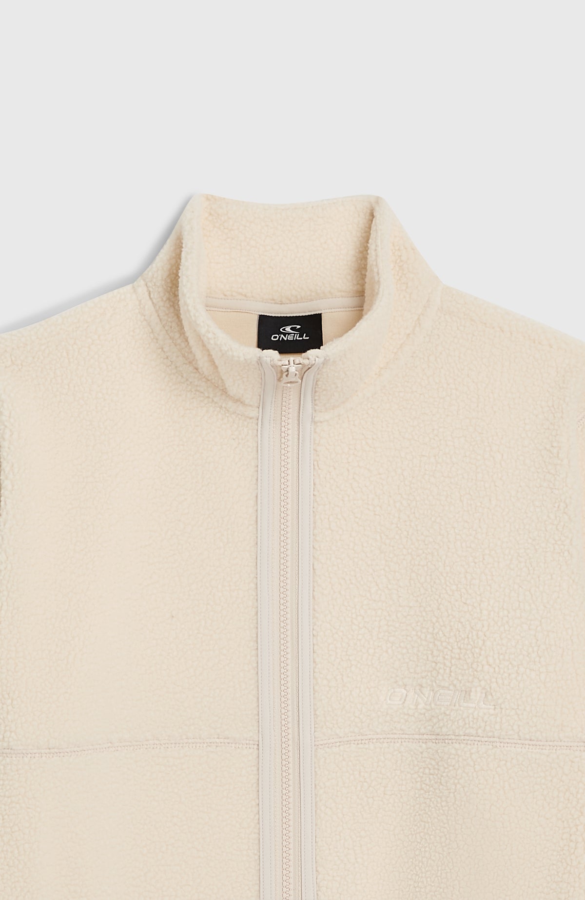 Flauschige Fleecejacke mit Reißverschluss | Macaron