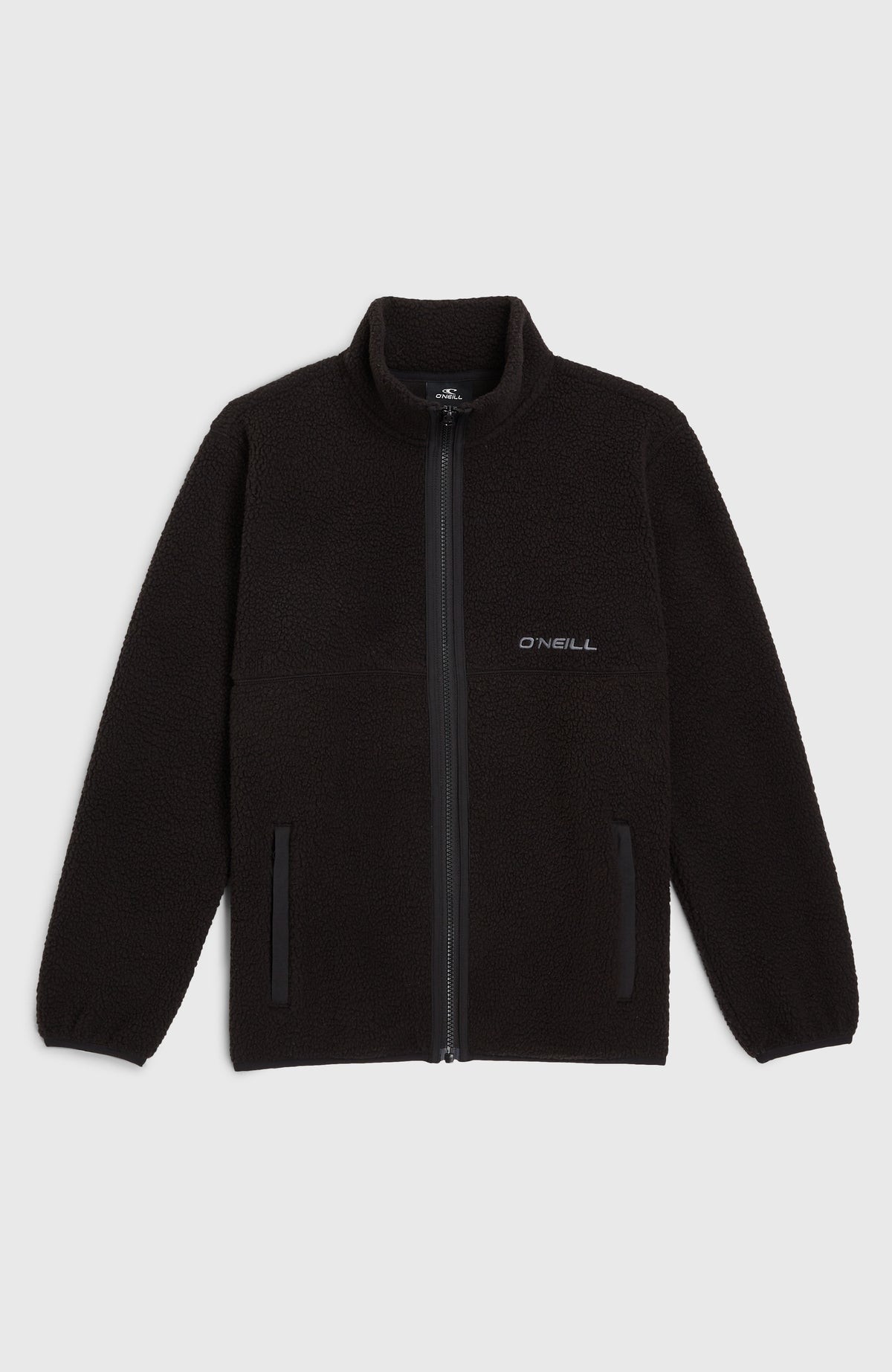 Flauschige Fleecejacke mit Reißverschluss | Black Out