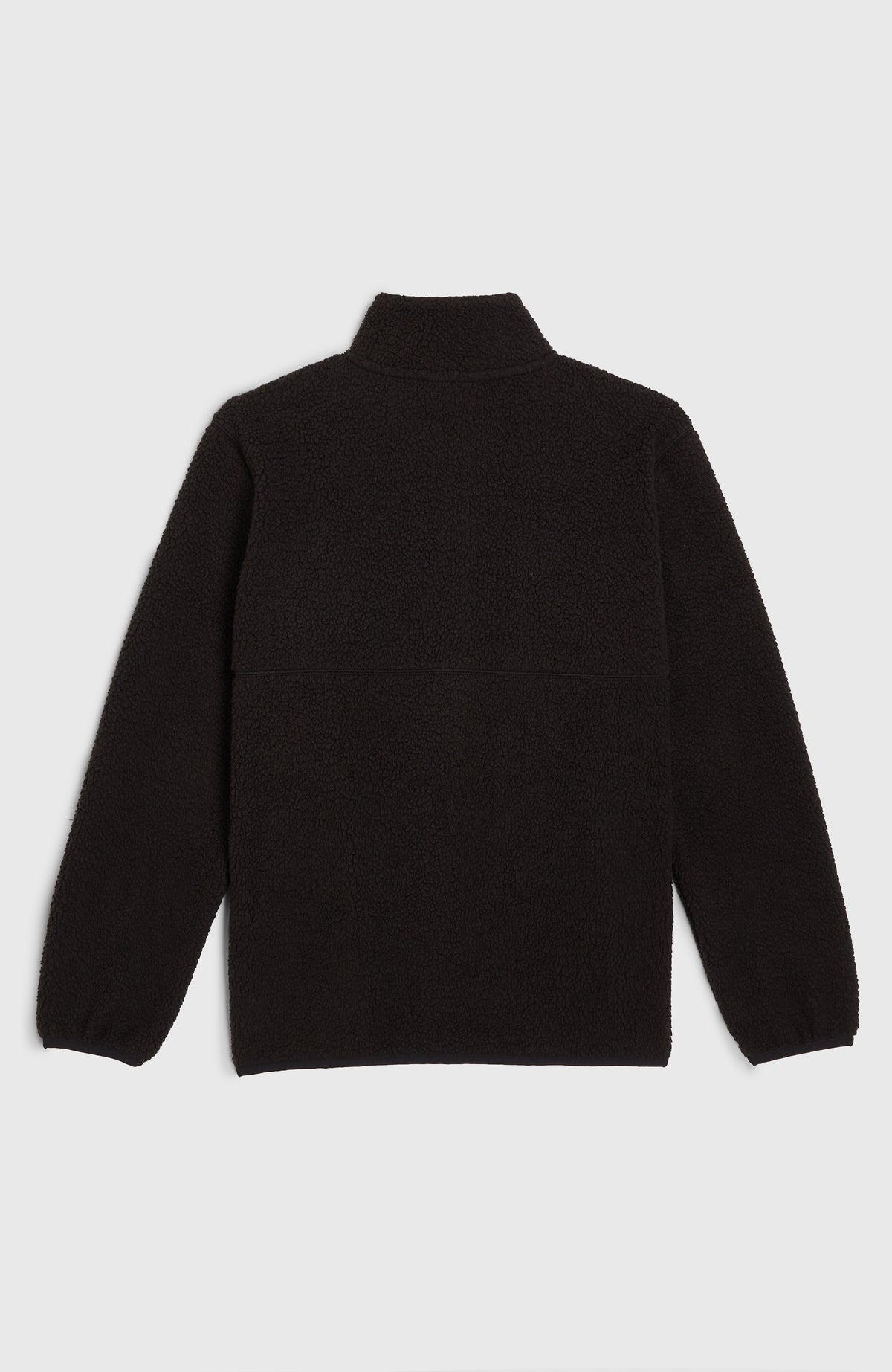 Flauschige Fleecejacke mit Reißverschluss | Black Out