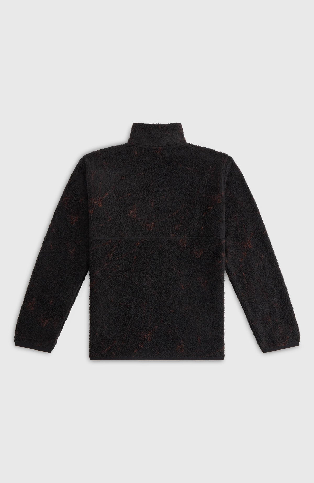 Flauschige Fleecejacke mit Reißverschluss | Black Basalt