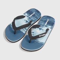 Profile Graphic Sandalen | Blue Melted Stripe Boys