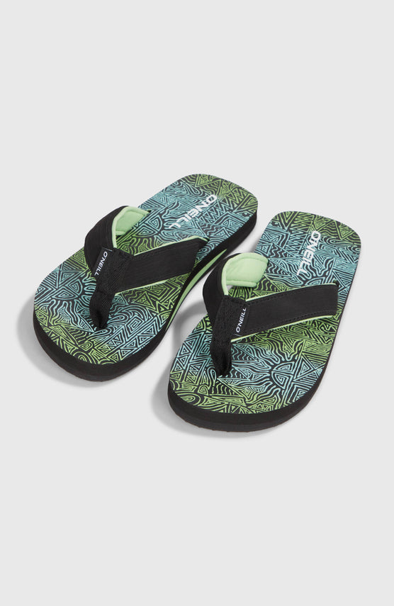 Koosh Graphic Sandalen | Blue Gradikat