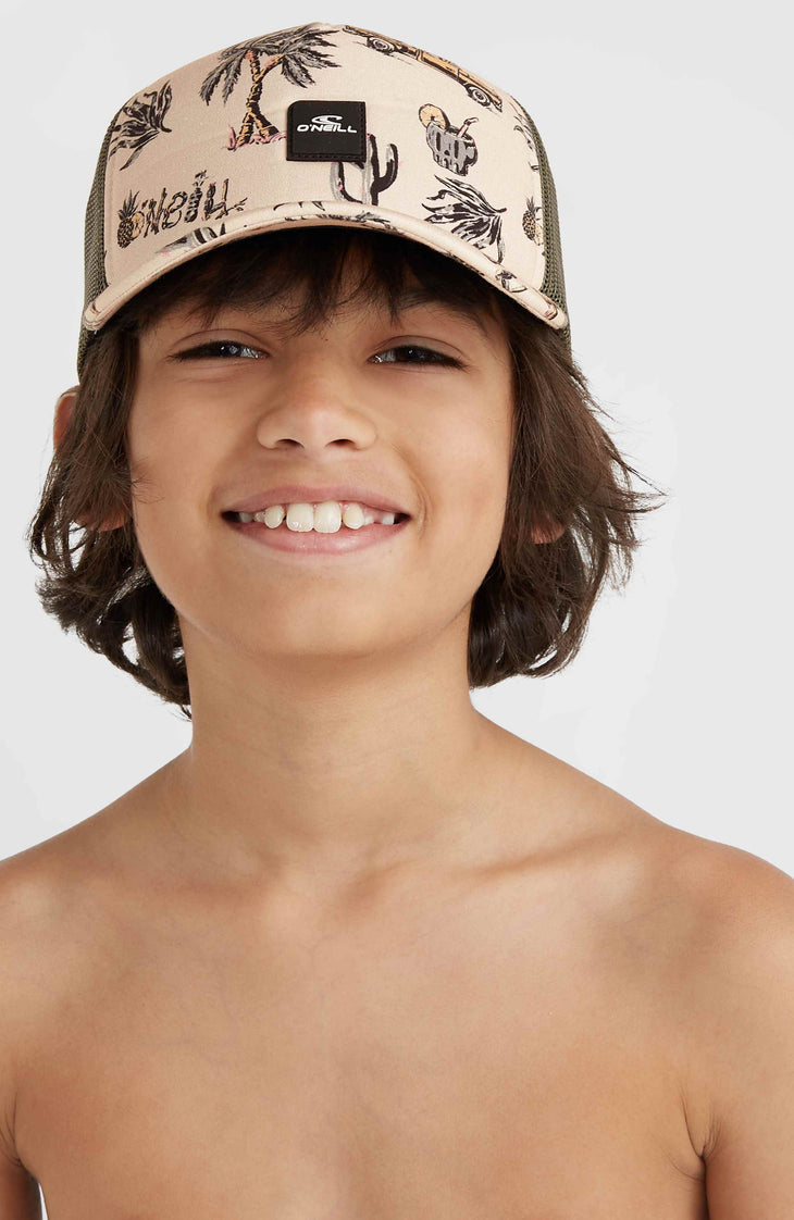 Flood Trucker Cap | Beige Venice Beach