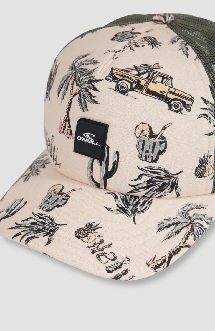 Flood Trucker Cap | Beige Venice Beach