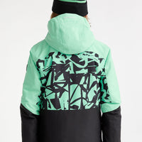 Carbonite Skijacke | Green Scribble