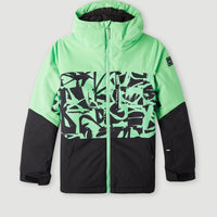 Carbonite Skijacke | Green Scribble