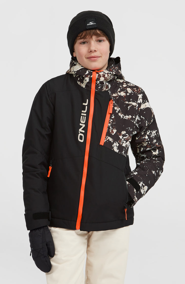 FWC'Cruz Block Skijacke | Black/Beige Quarry