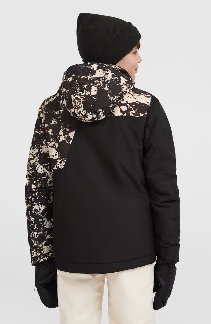 FWC'Cruz Block Skijacke | Black/Beige Quarry