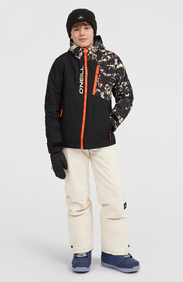 FWC'Cruz Block Skijacke | Black/Beige Quarry