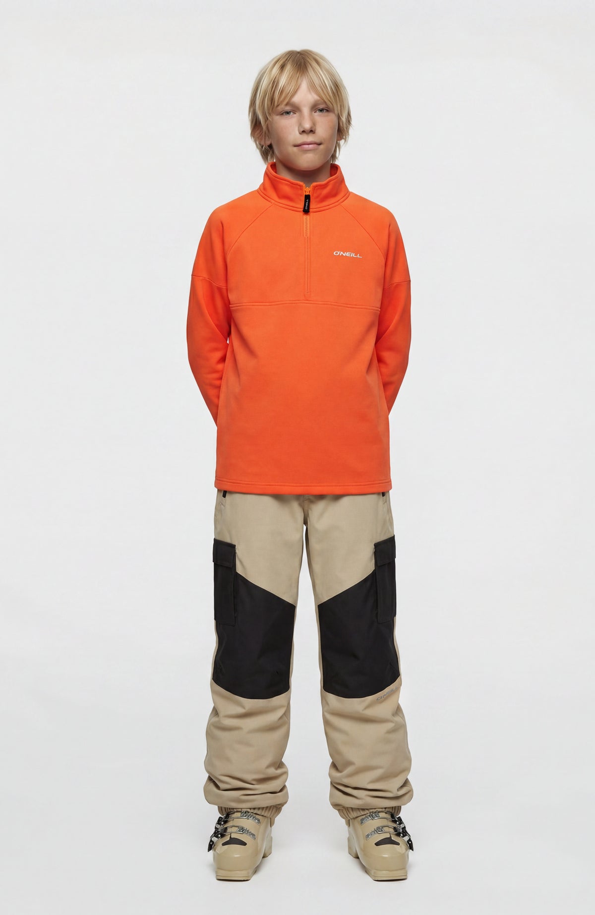 FWC'Cruz Cargo-Skihose | Olive Blush Colour Block