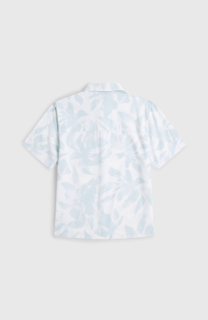 Print-Shirt | White Spray Flower