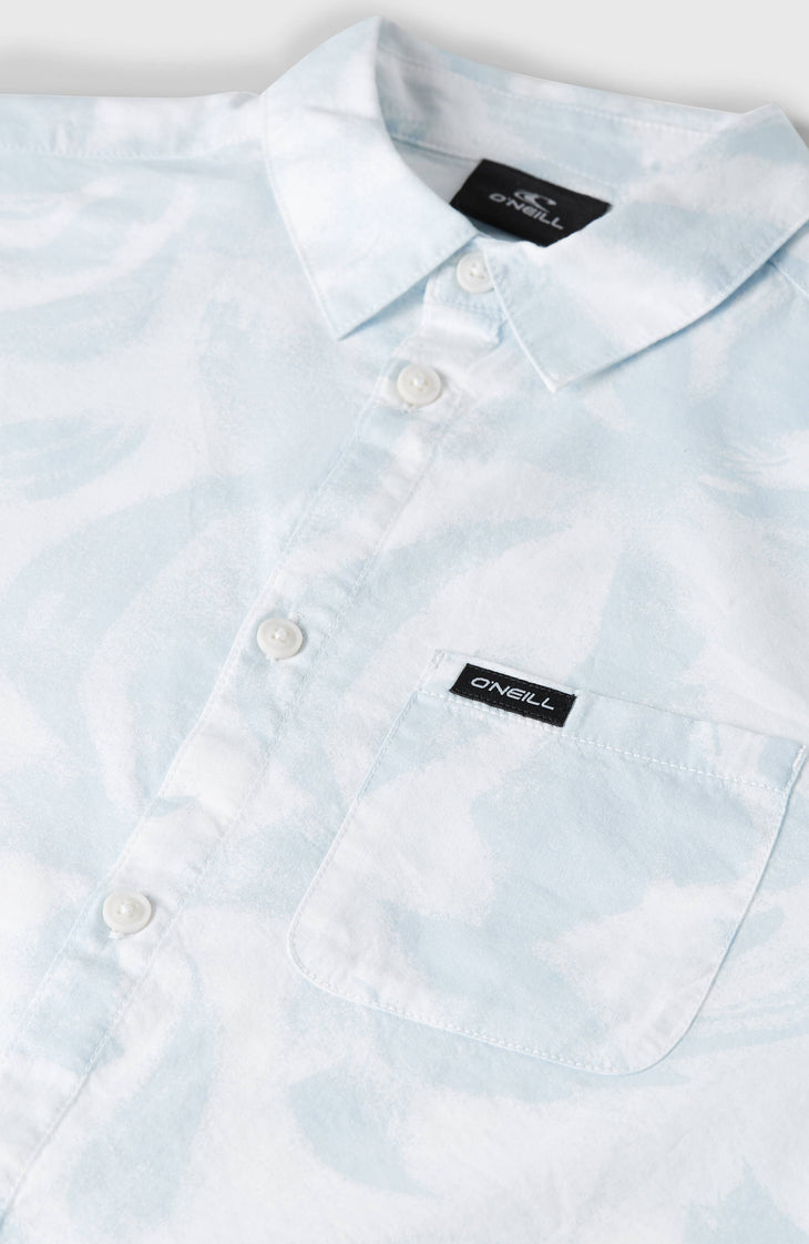 Print-Shirt | White Spray Flower