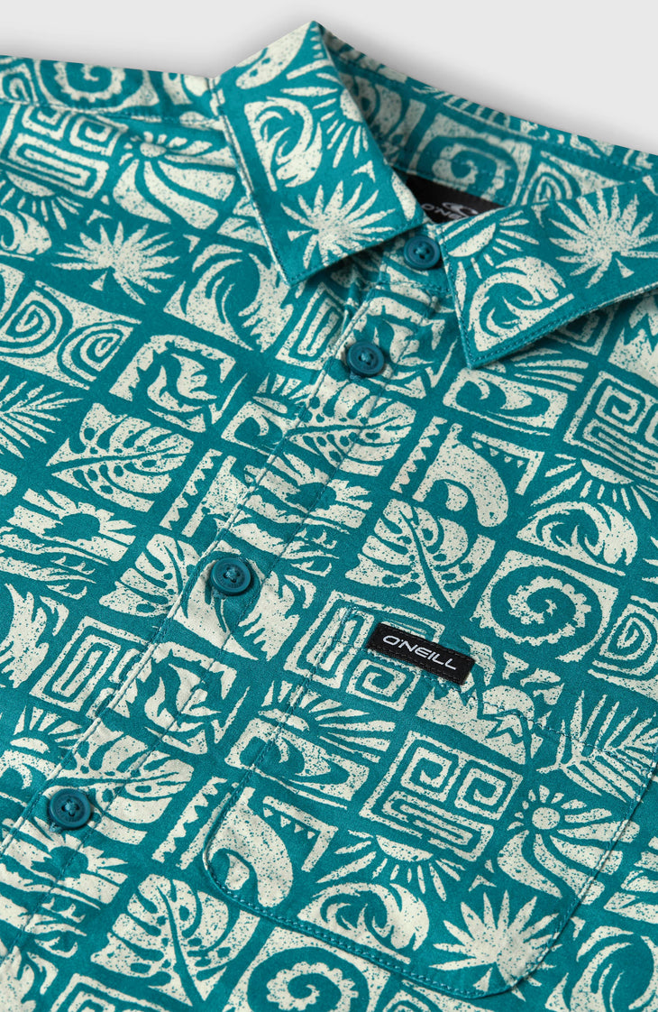 Print-Shirt | Blue Bricks