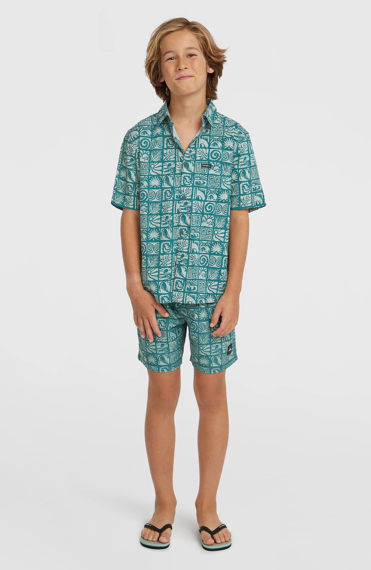 Print-Shirt | Blue Bricks