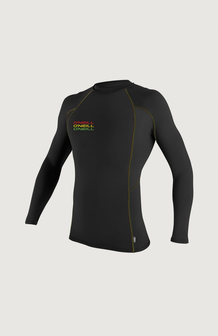 Skins Graphic Long Sleeve Crew | A05 BLK/BLK/BLK