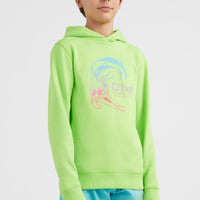 Circle Surfer Kapuzenpullover | Fluor Green