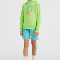 Circle Surfer Kapuzenpullover | Fluor Green