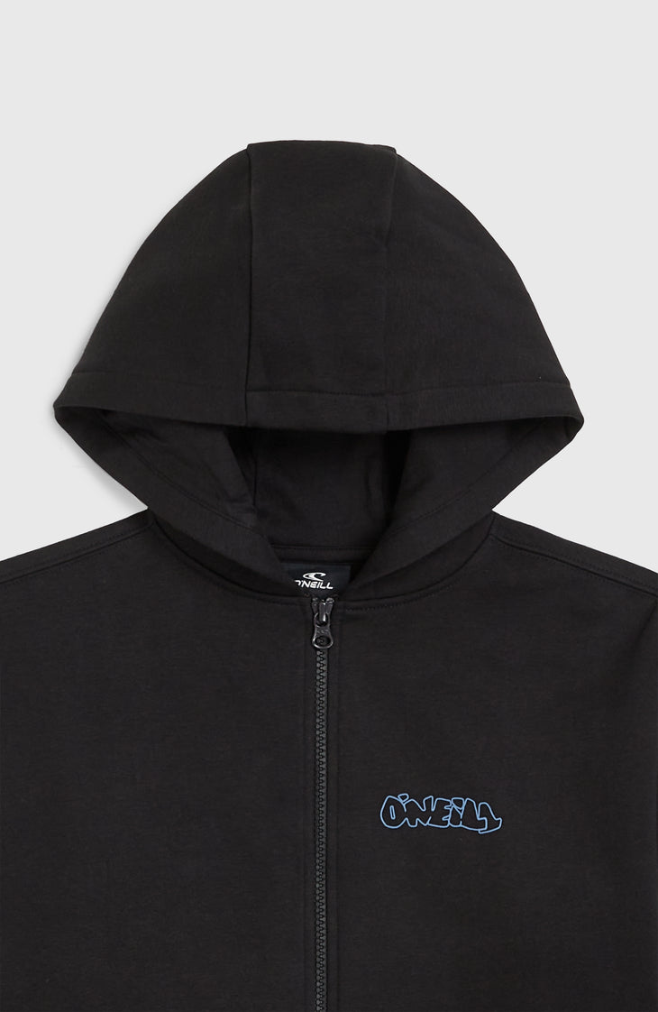 Must-Have Kapuzenjacke mit Reißverschluss | Black Out