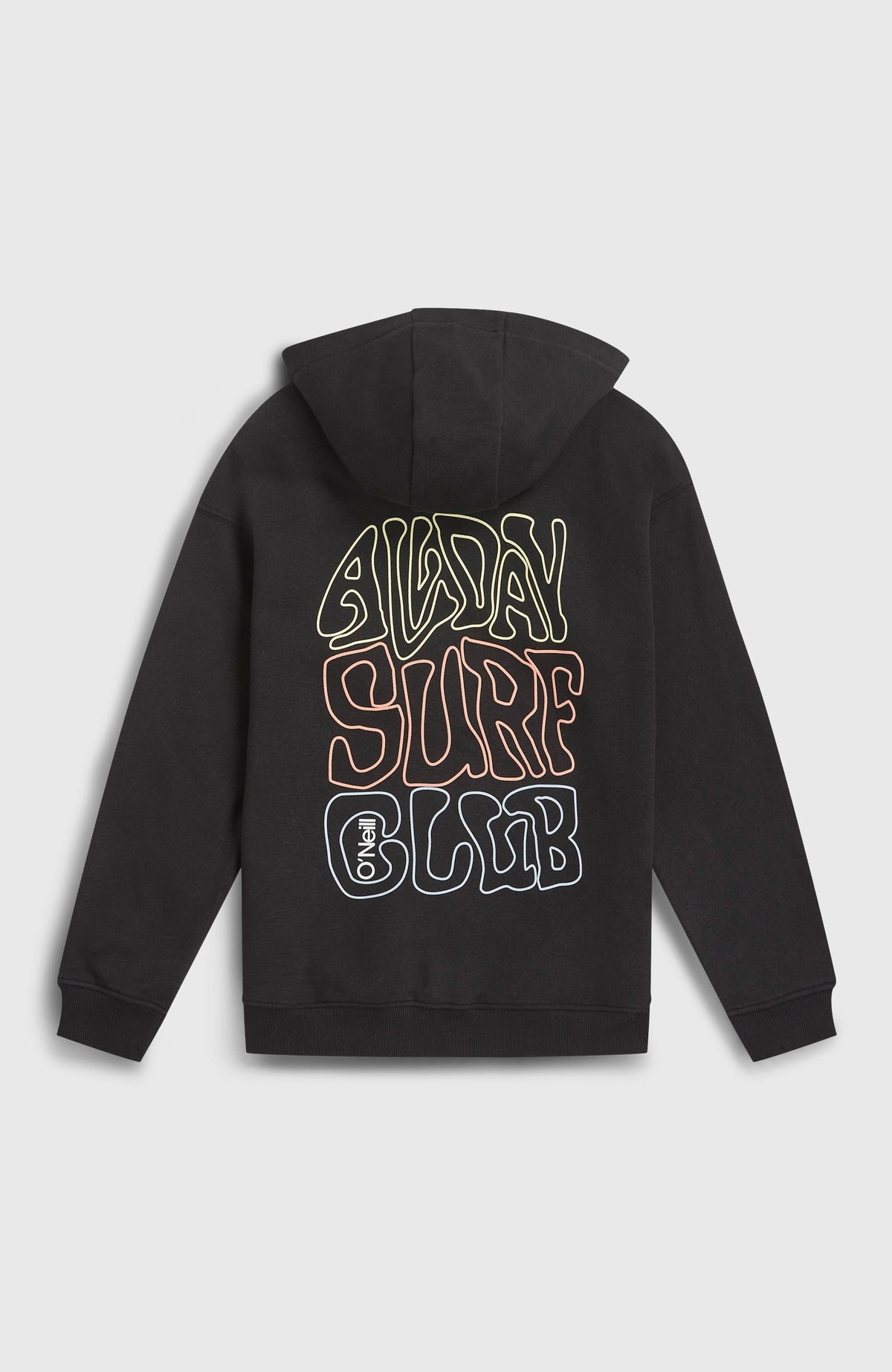Graphic Kapuzenjacke mit Reißverschluss | Black Out