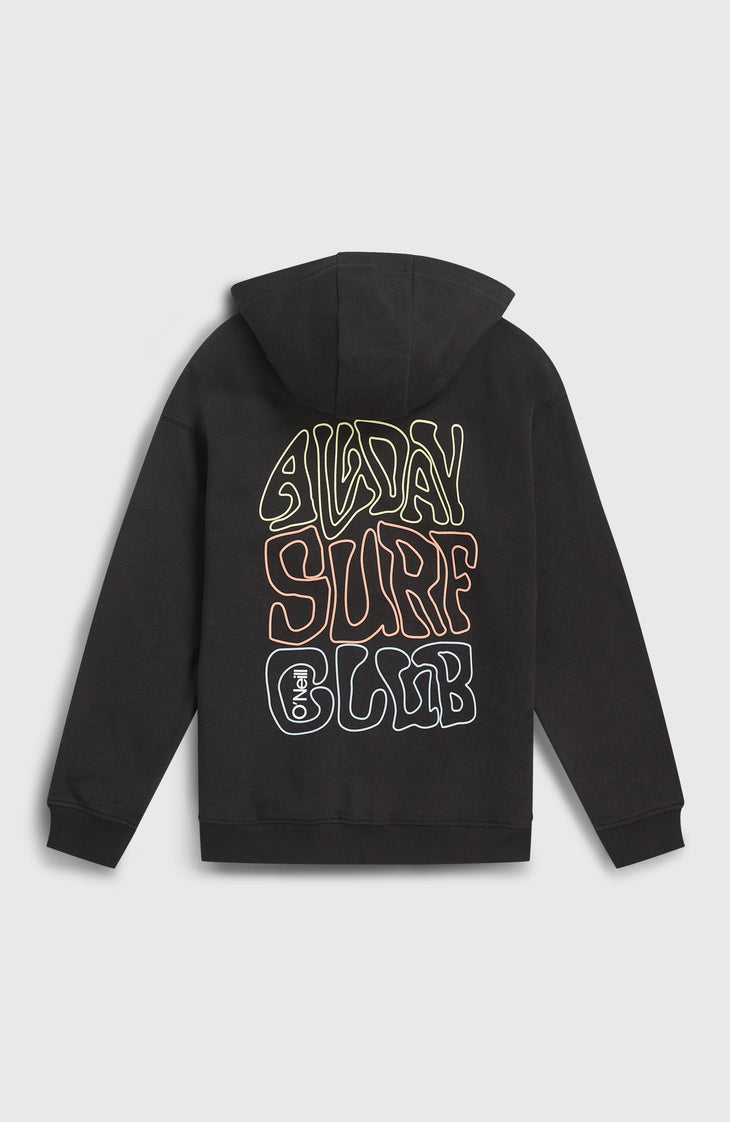 Graphic Kapuzenjacke mit Reißverschluss | Black Out