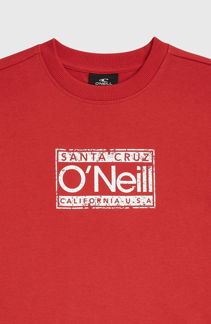 Cali Crew Sweatshirt | High Risk Red