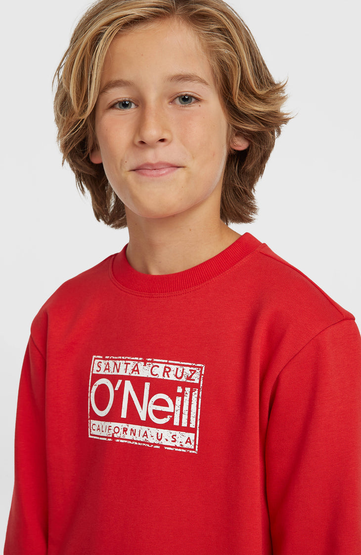 Cali Crew Sweatshirt | High Risk Red